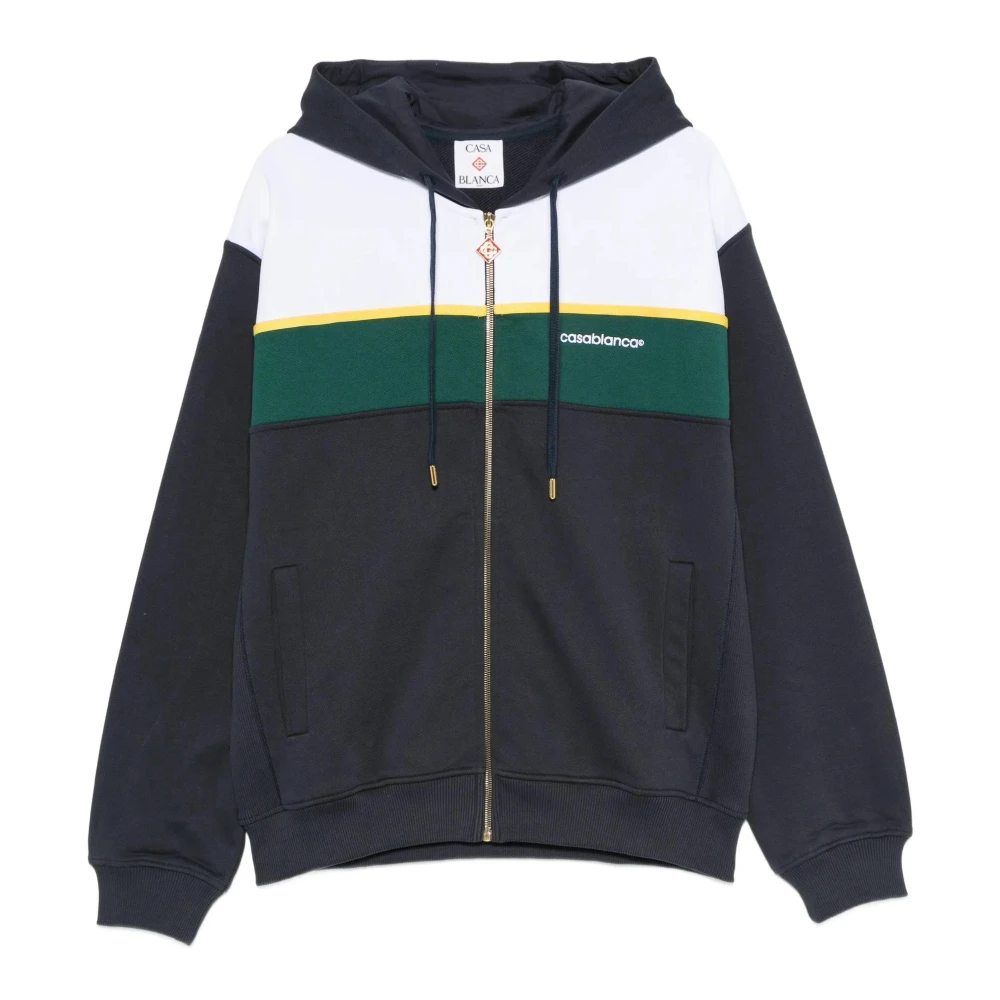 Casablanca Zip-Throughs - Male - Zip-Throughs - Blue - Xl - Sweatshirts & Hoodies