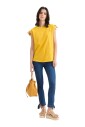 t-shirt-jaune-a-manches-courtes-avec-details-geo-classic