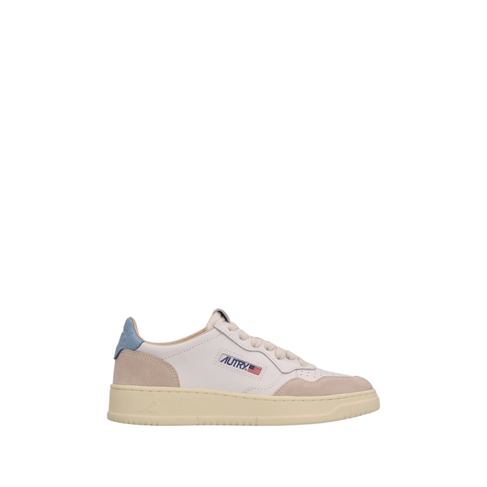 Autry Women's White Sneakers, 4 Uk, Medalist Low