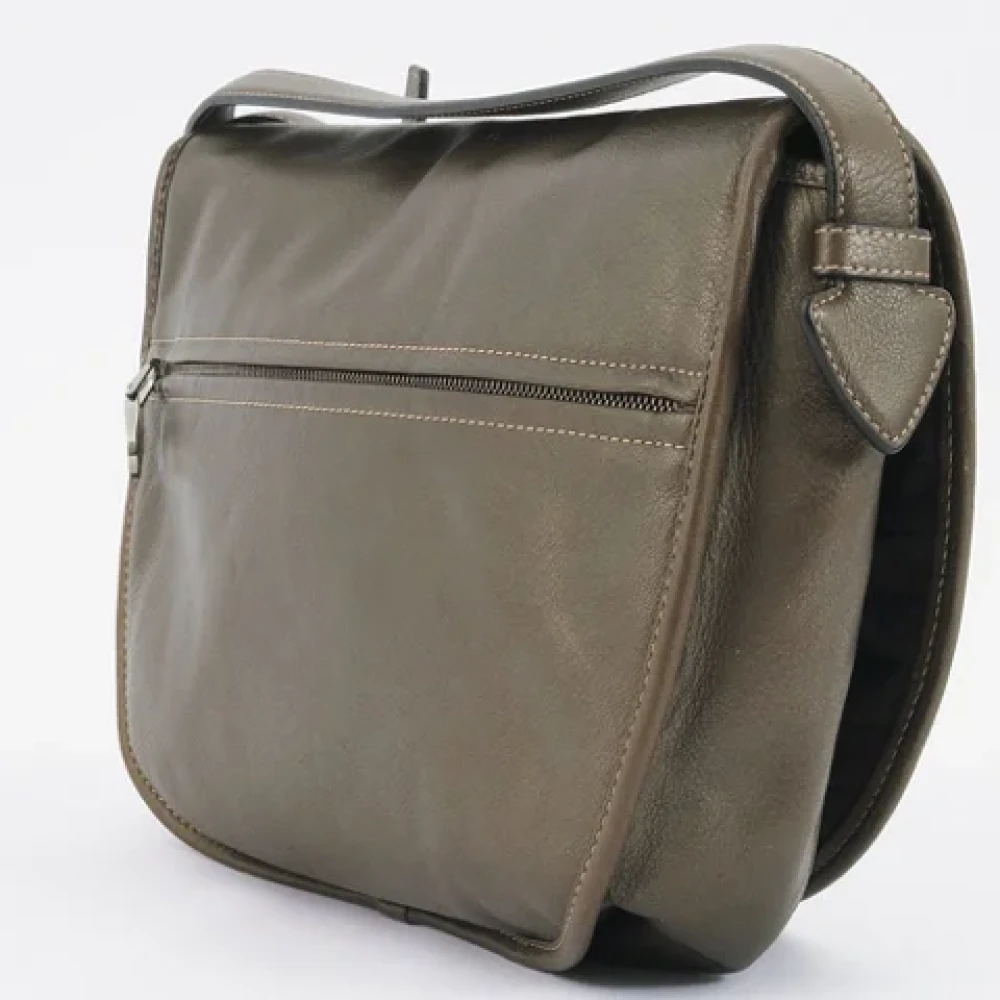 Loewe Pre-owned Leather shoulder-bags Brown Dames
