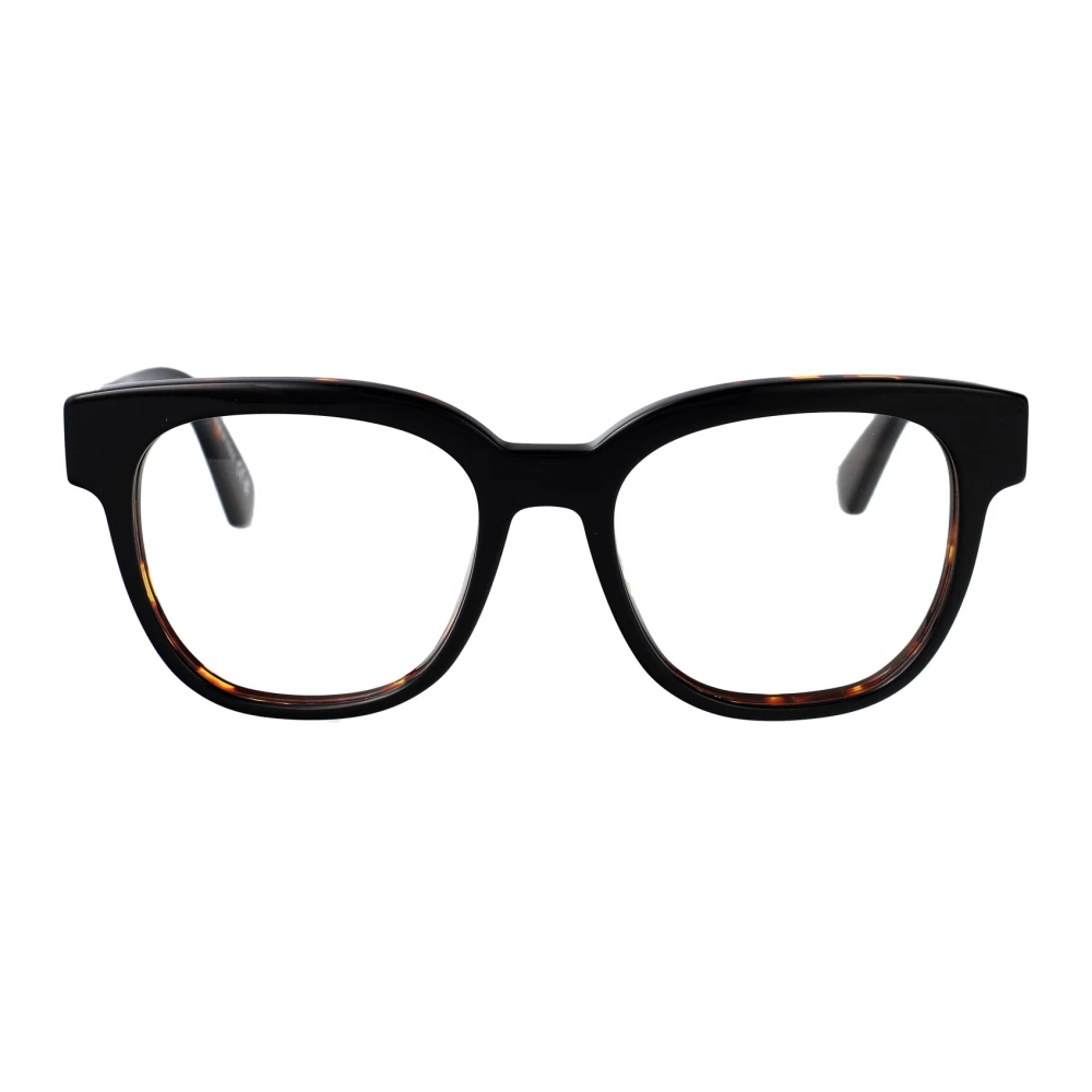 Off White Black Glasses,, Stylish Eyewear Style 7O Medium