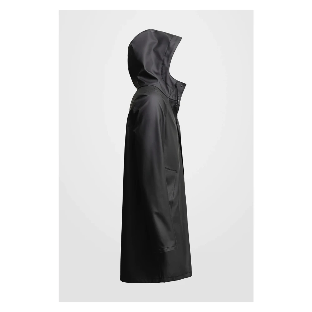 Stutterheim Stijlvolle Lichtgewicht Regenjas Black Heren