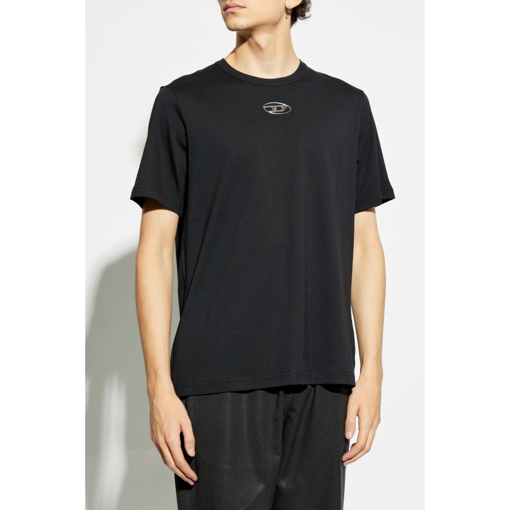 Diesel T-shirt T-Adjust Black Heren
