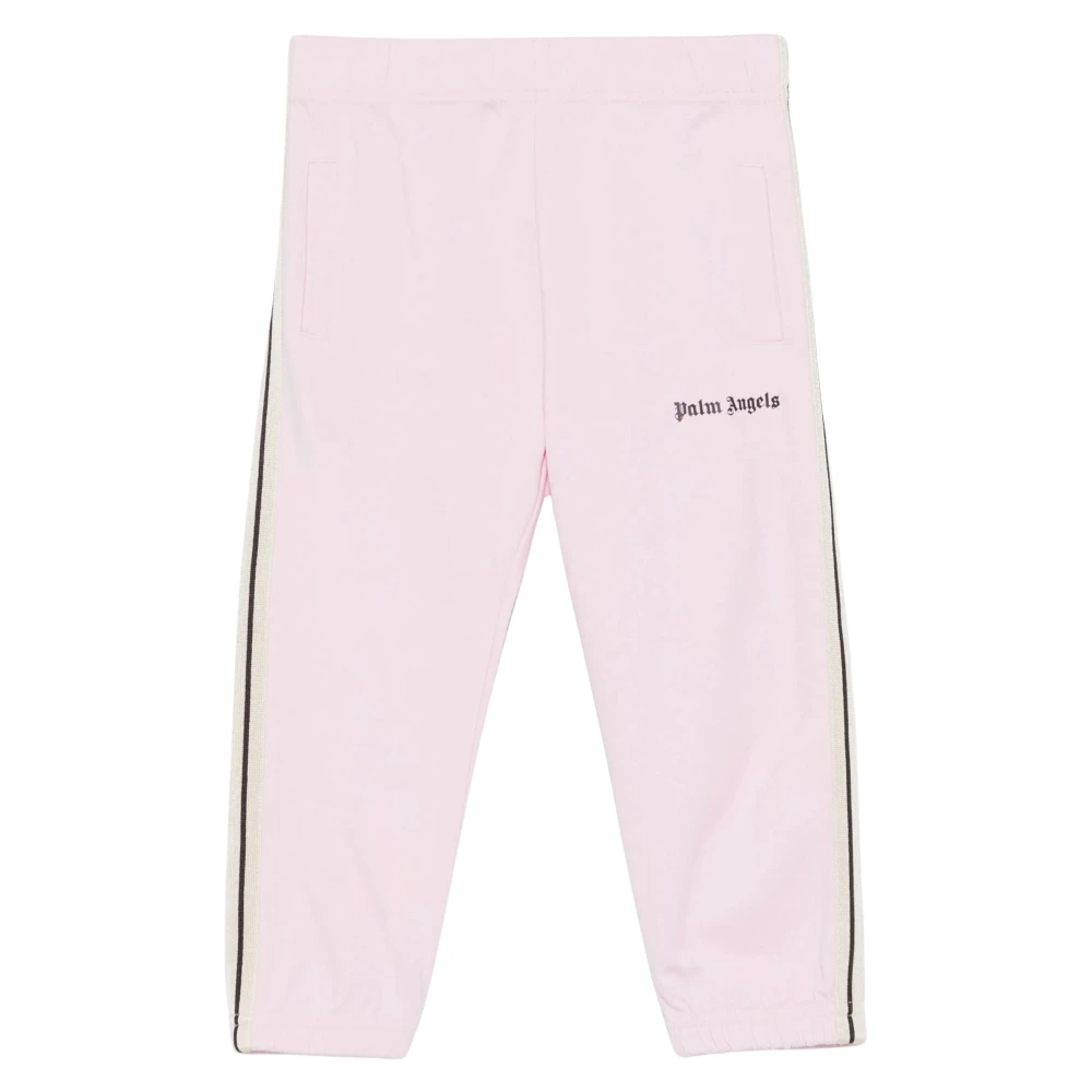 Palm Angels Girls Pink Sweatpants, 2 Y, Track Joggers