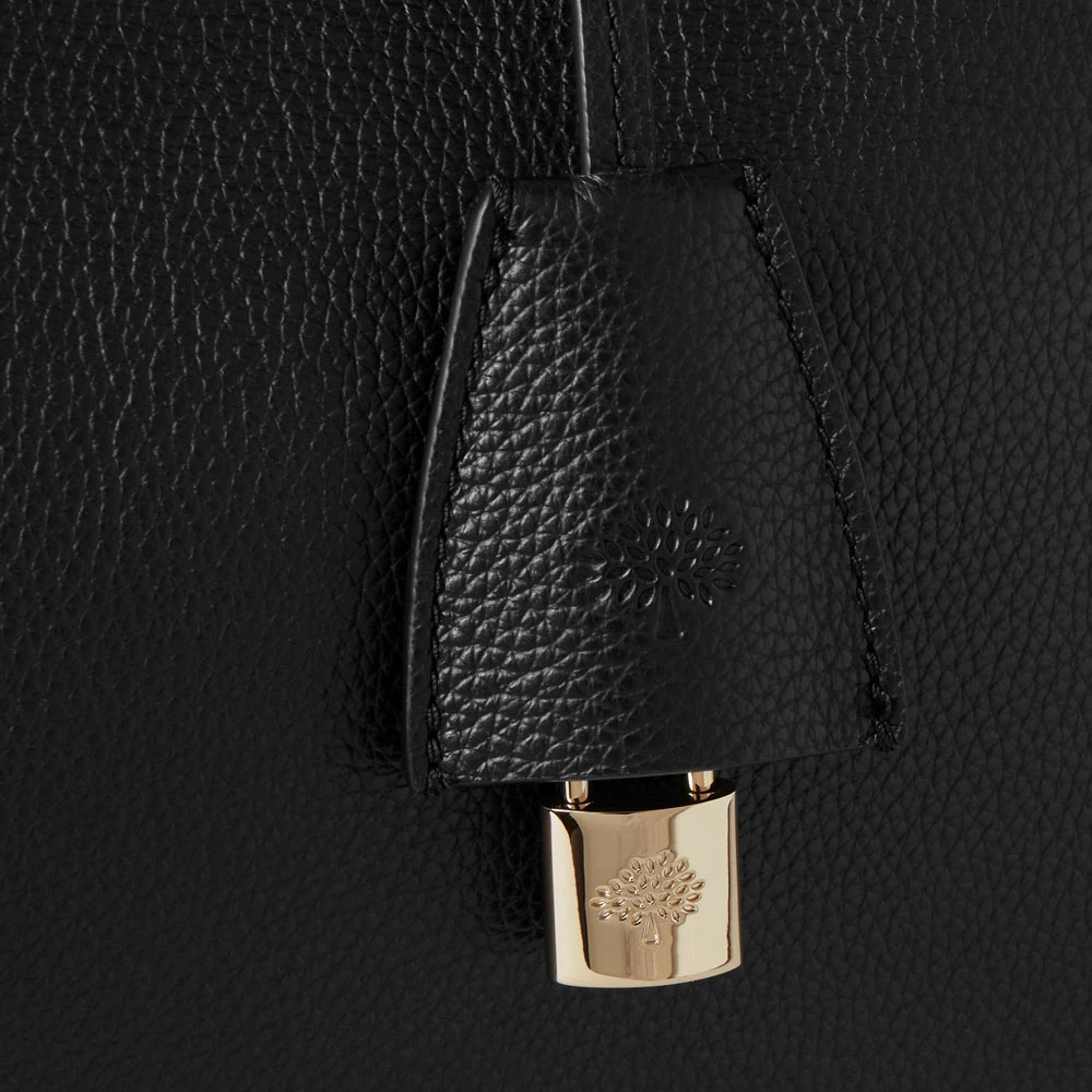 Mulberry Ketting Tote Zwart Elegant Functioneel Versie Black Dames
