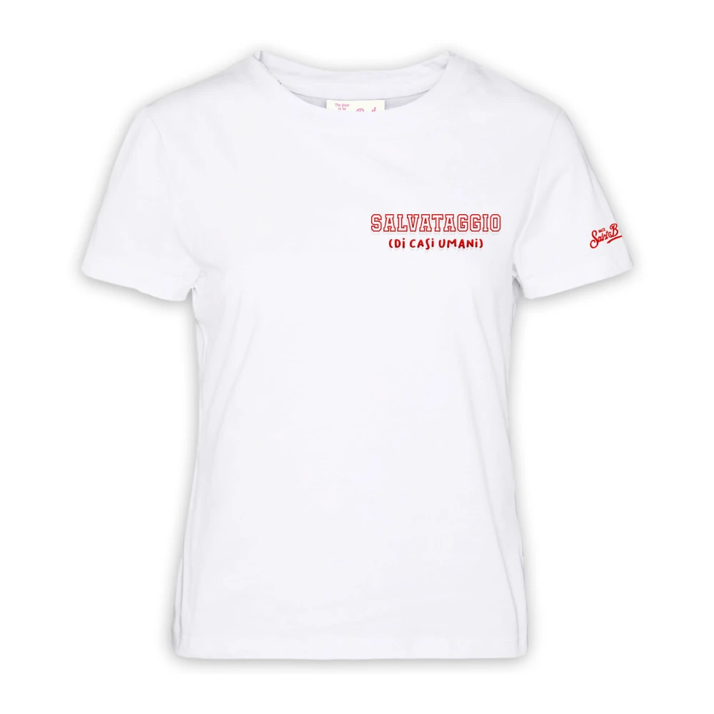 MC2 Saint Barth Witte T-shirts en Polos White Dames