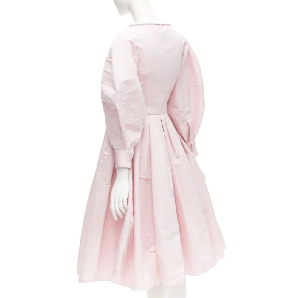 Alexander McQueen Pre-owned Polyester dresses Pink Dames