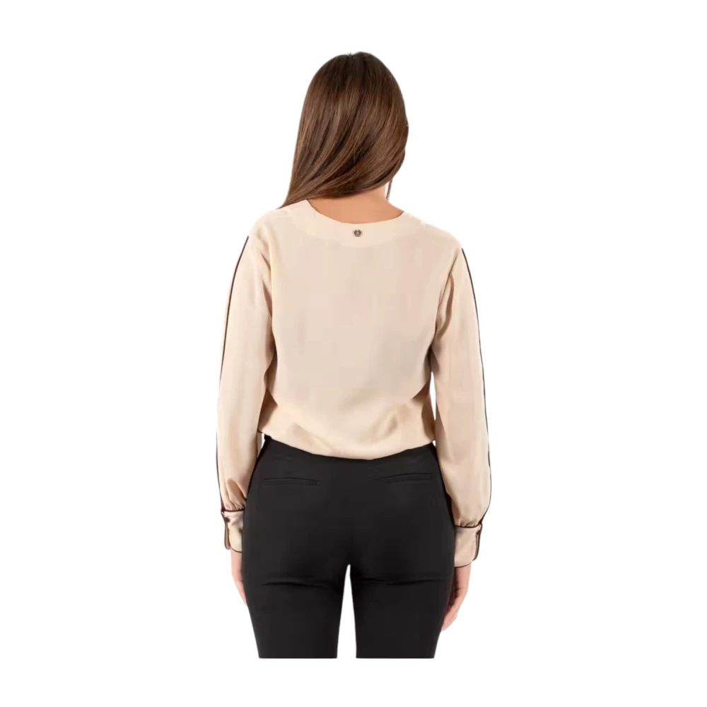 Liu Jo Elegante Blouse voor Vrouwen Beige Dames