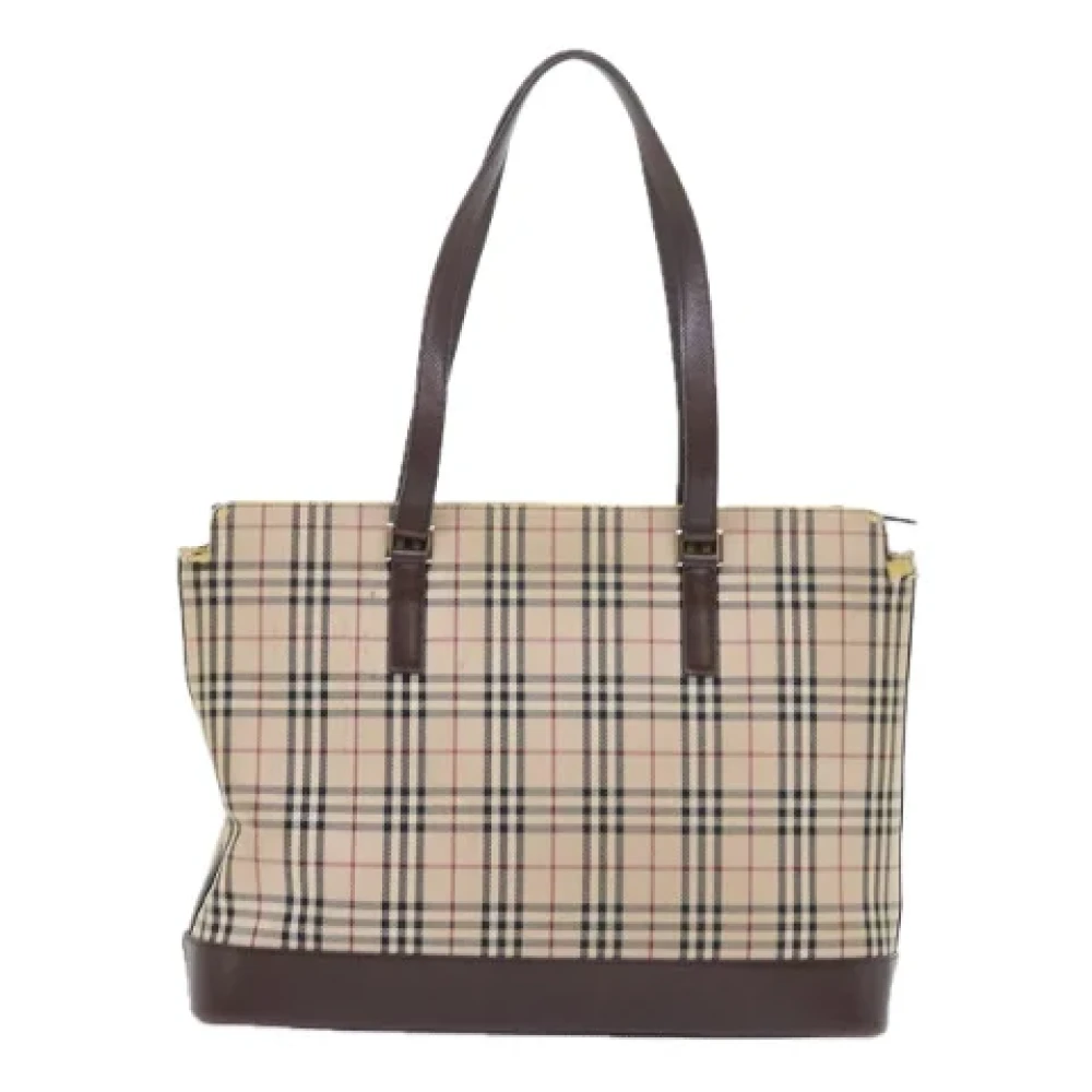Burberry Vintage Pre-owned Nylon totes Beige Dames