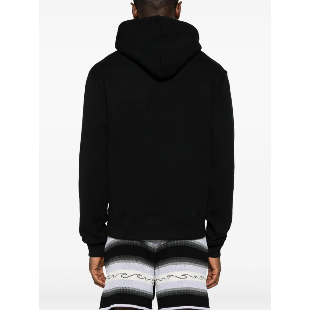 Amiri Zwarte Hoodie met Capuchon Black Heren