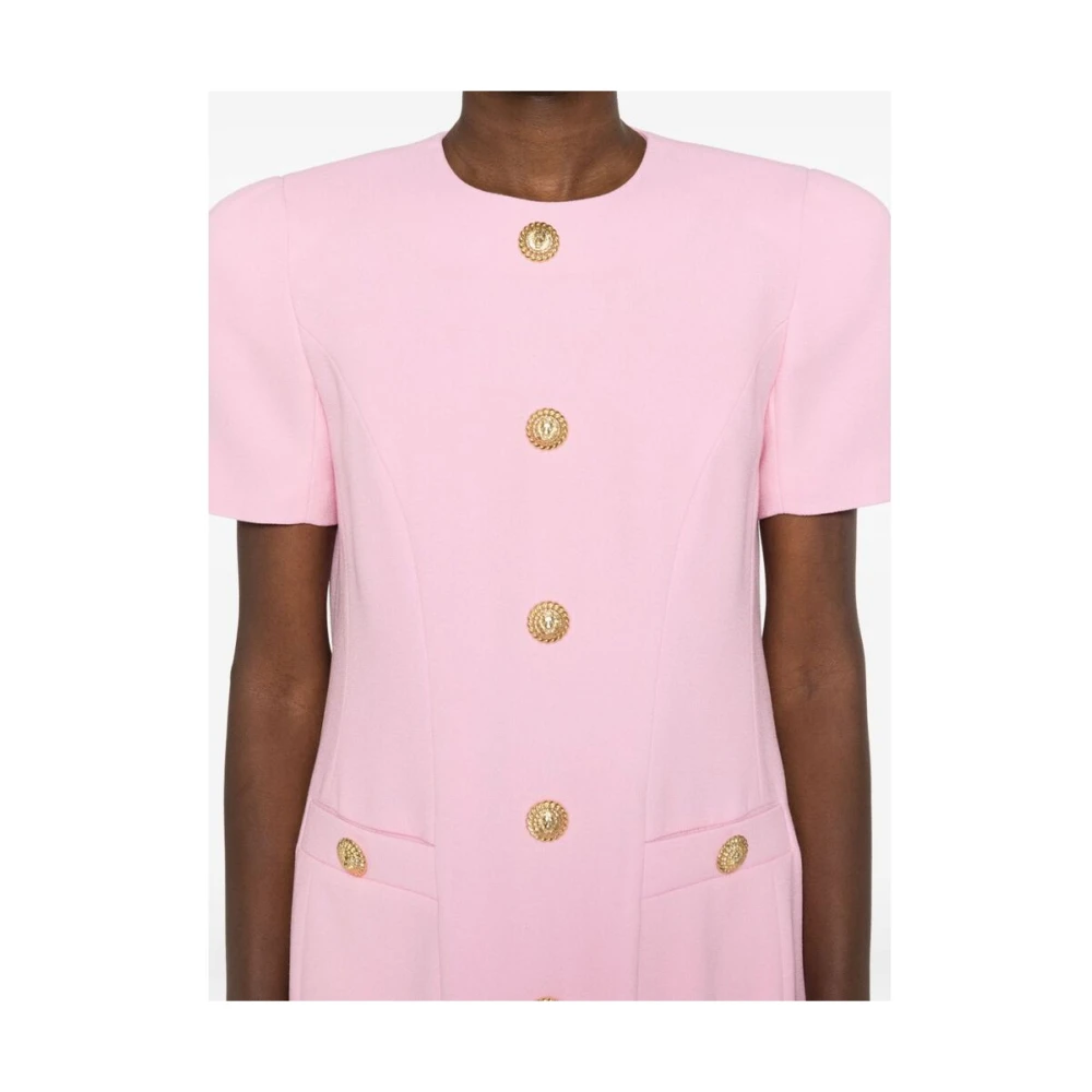 Balmain Short Dresses Pink Dames