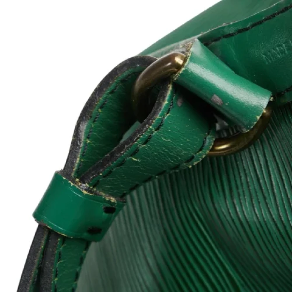 Louis Vuitton Vintage Pre-owned Leather shoulder-bags Green Dames