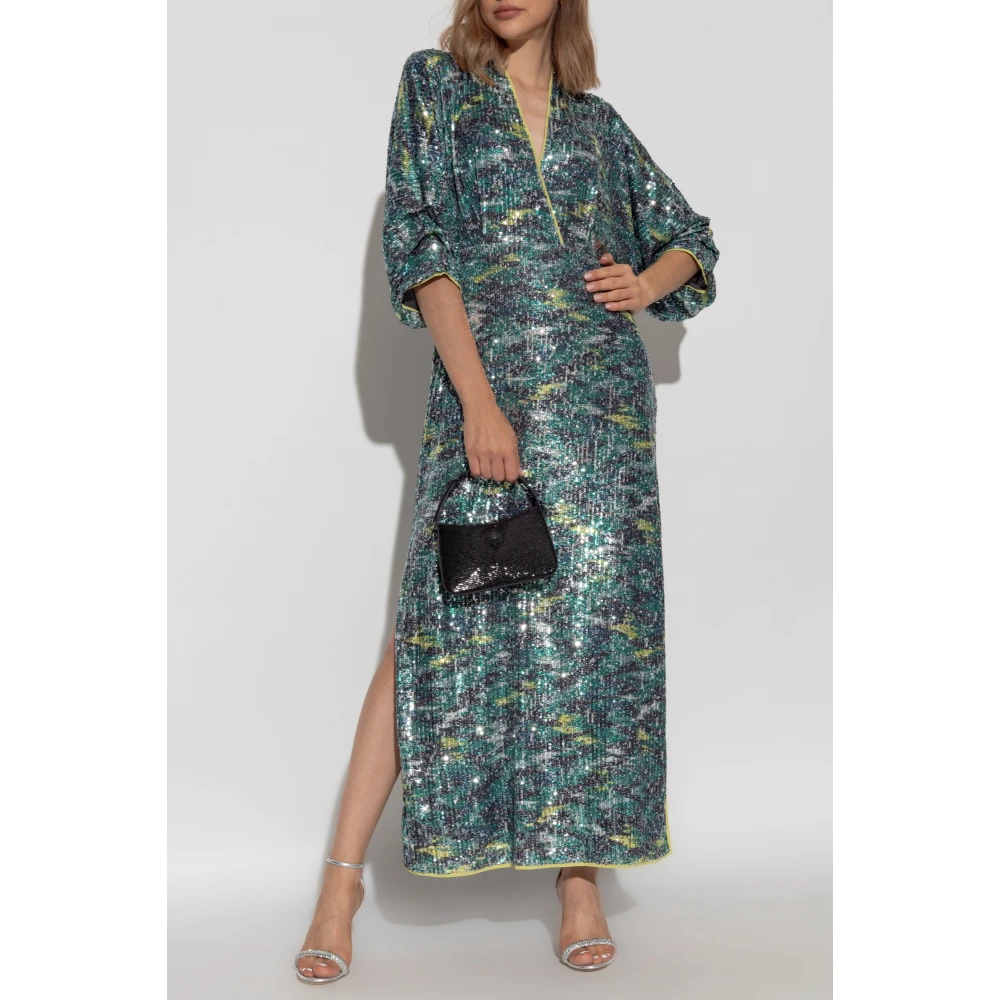 Diane Von Furstenberg Paillettenjurk Multicolor Dames