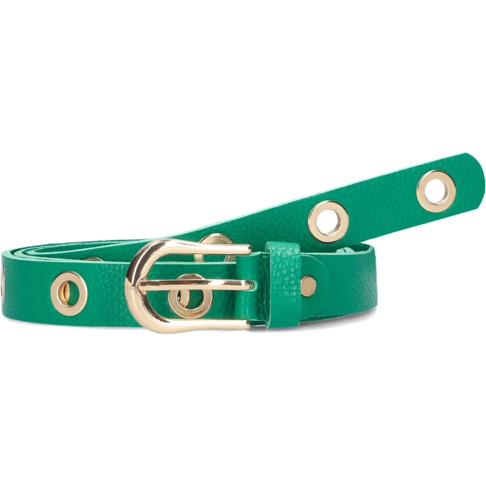 Notre-v Groene Leren Riem Avery Green Dames