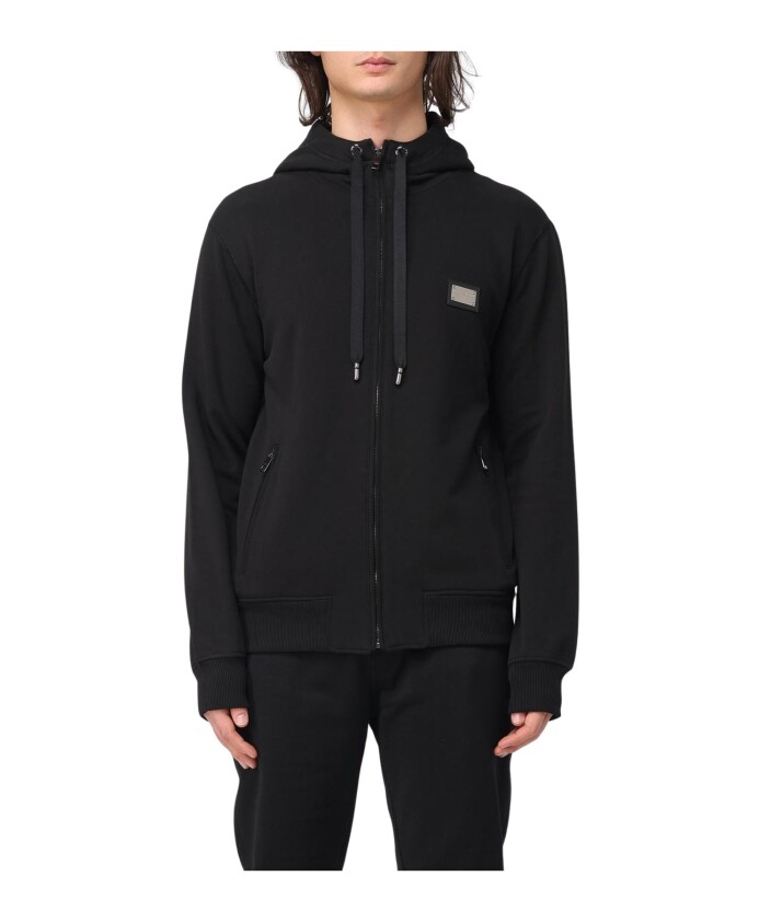 sweat-shirt-a-capuche-zippe-noir