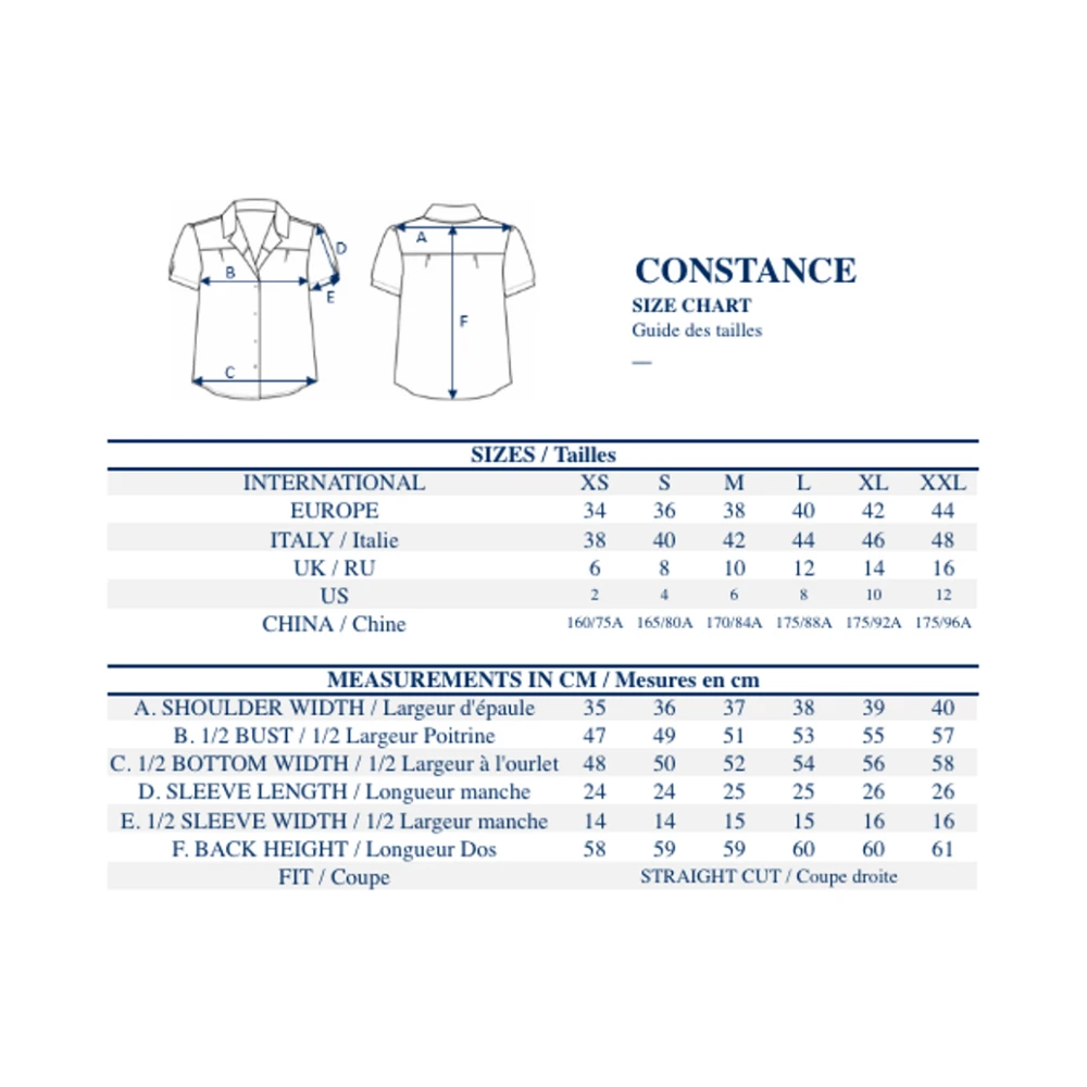 Ines De La Fressange Paris Ecru blouse met korte mouwen en pofmouwen White Dames