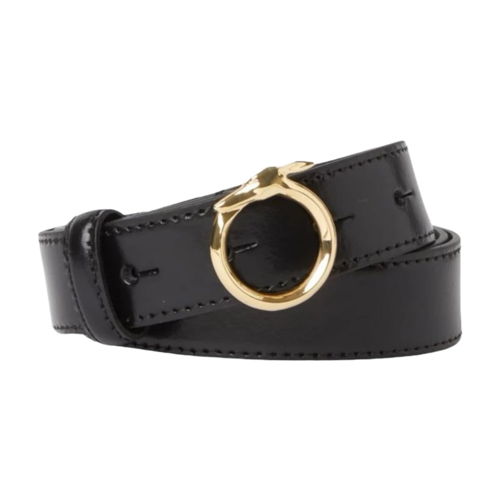 Trussardi Stijlvolle Leren Riem voor Mannen Black Dames