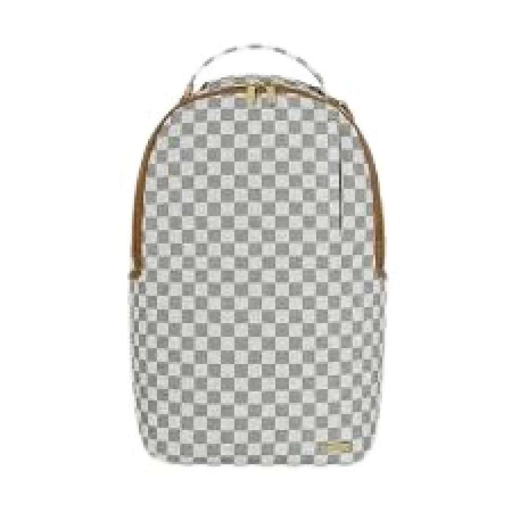 Sprayground Unisex Multicolor Backpacks, One Size, Graff Embossed Check U Backpack
