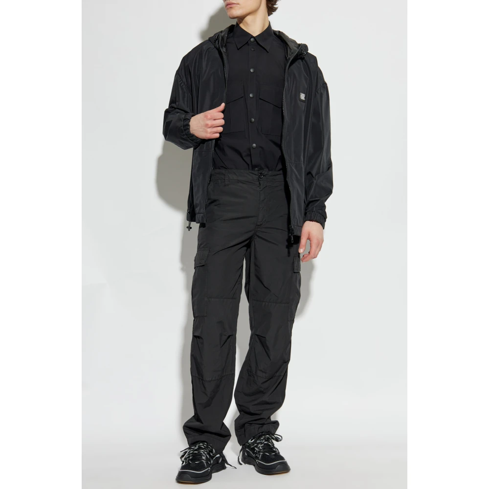 Dolce & Gabbana Overhemd met zakken Black Heren