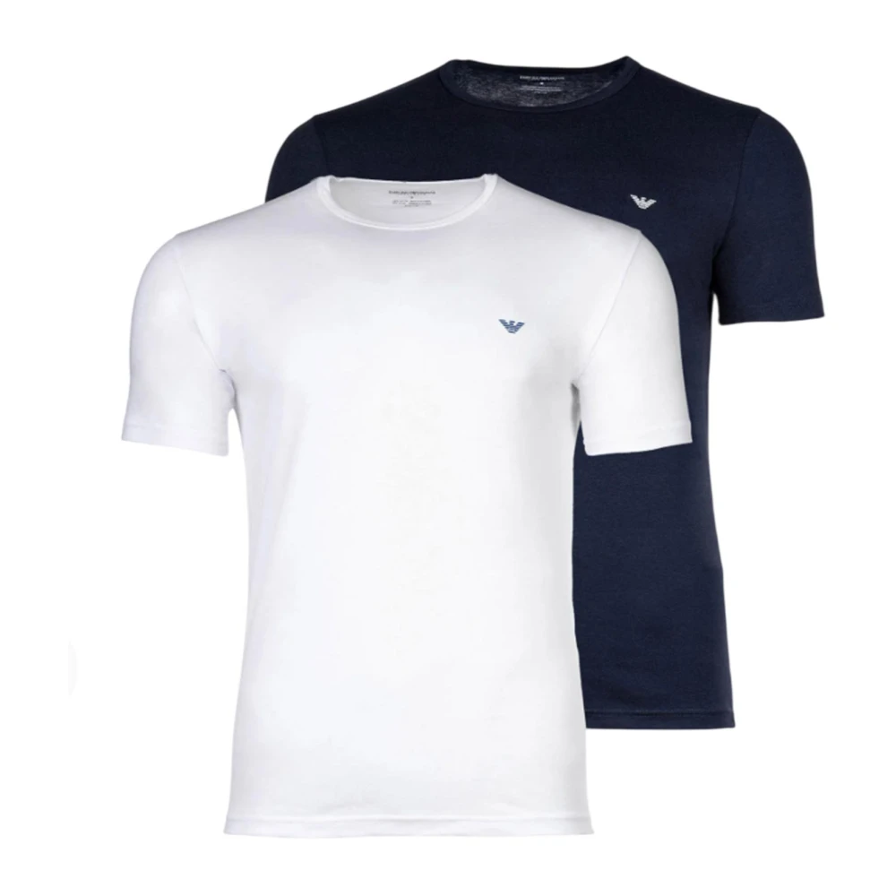 Emporio Armani Men's Multicolor 2-Pack Crew-Neck T-Shirts - T-Shirts - S - Tops