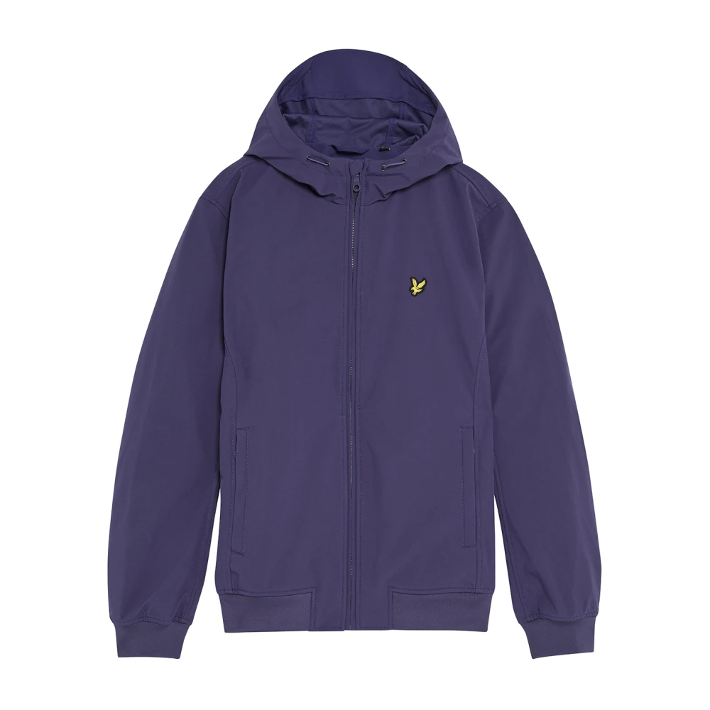 Lyle & Scott Jassen Mesh Achter Softshell Jas Purple Heren