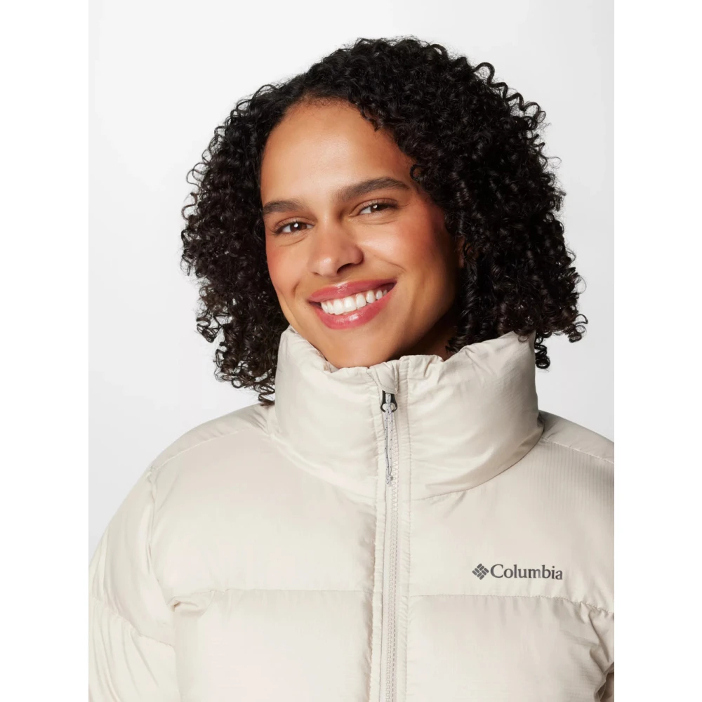Columbia Winter Puffect Jas Ivoor White Dames