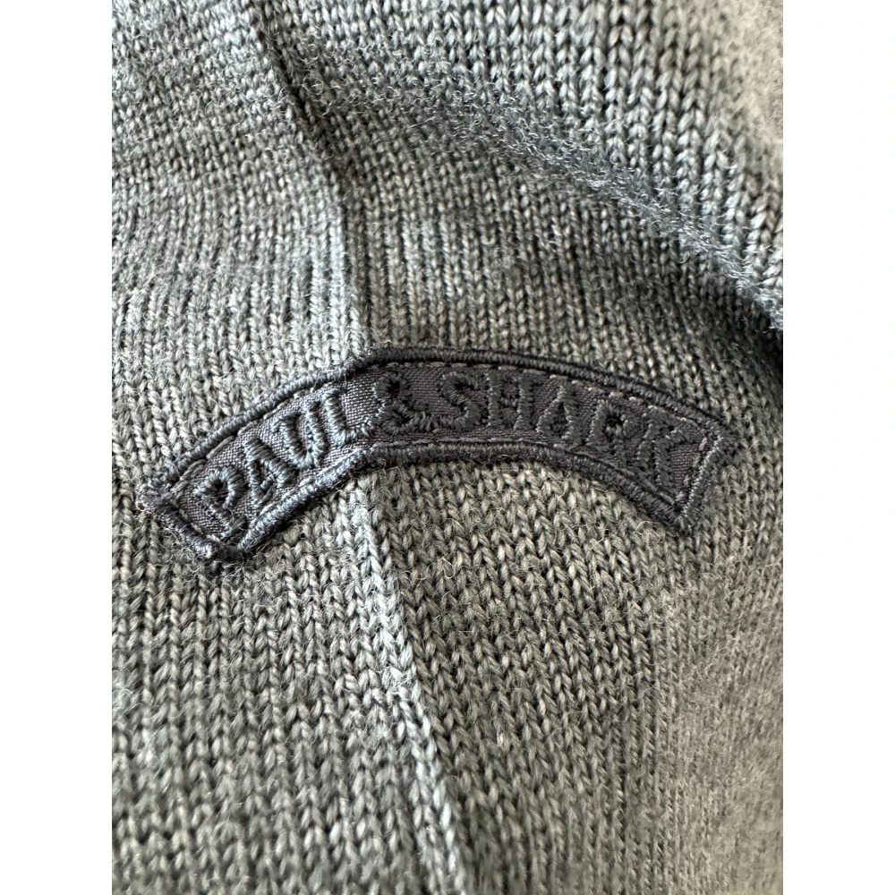 PAUL & SHARK Merino wollen trui in Tinto Capo Green Heren