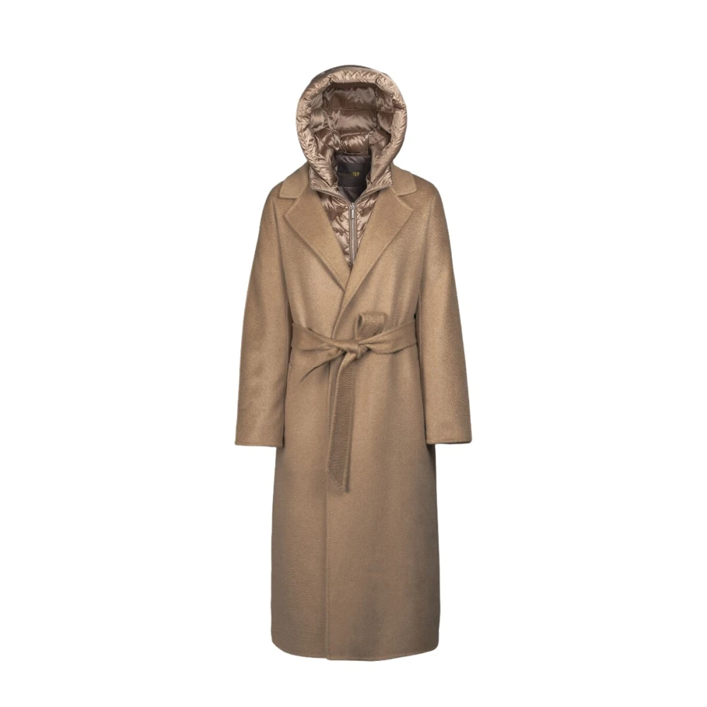Moorer Women's Brown Down Coats, Xs, Olivie-Cwx