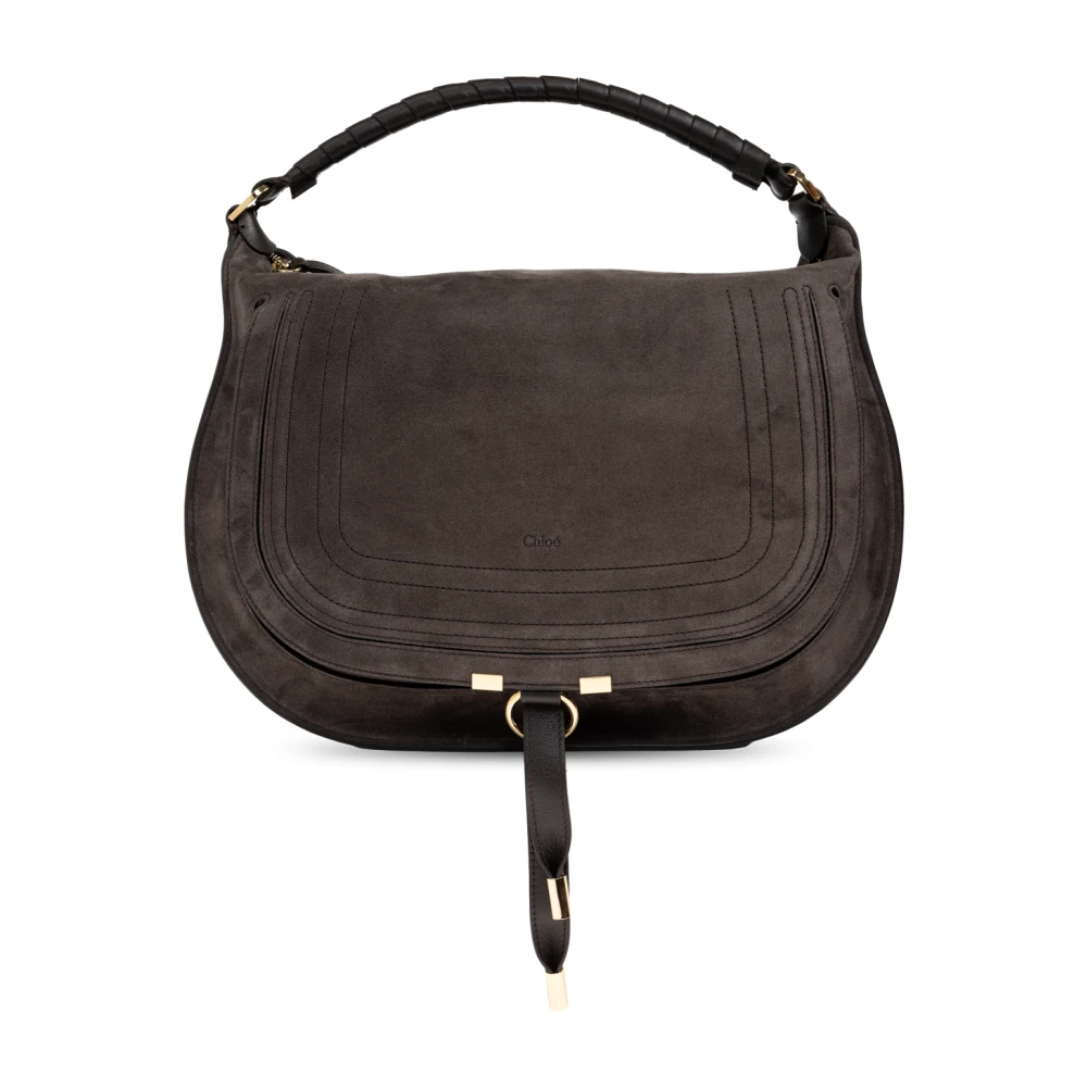 Chloé Marcie Medium Shoulder Bag - Female - Shoulder Bags - Brown - One Size - Bags
