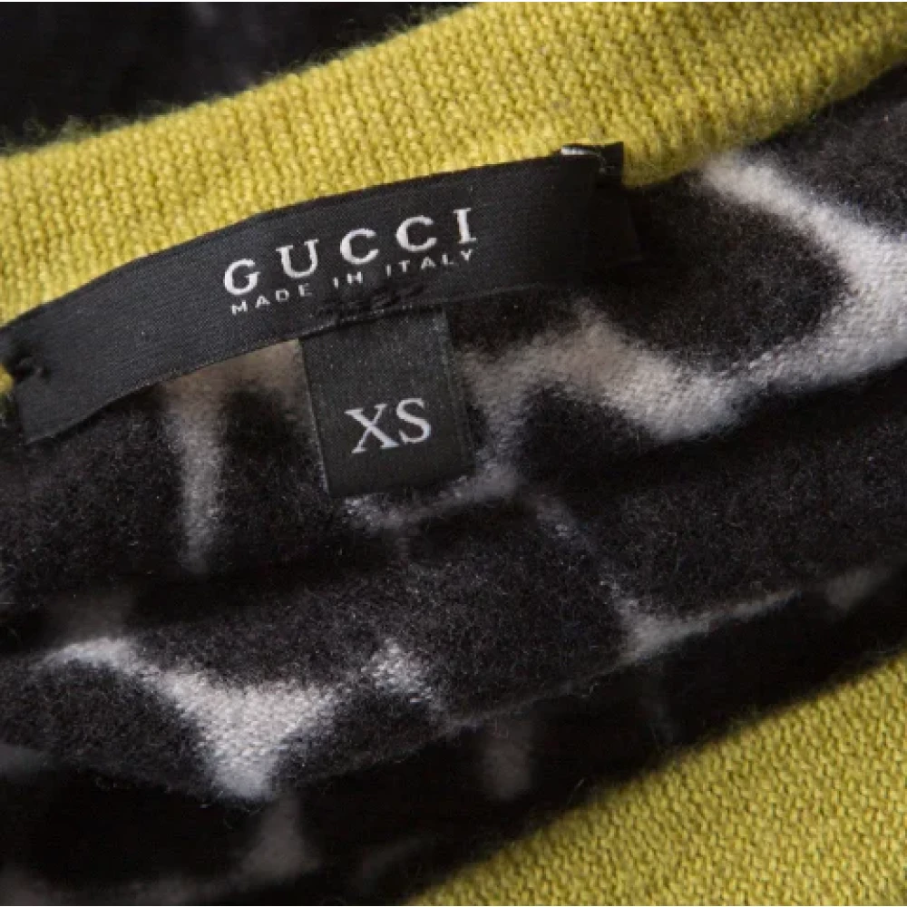 Gucci Vintage Pre-owned Cashmere tops Black Dames
