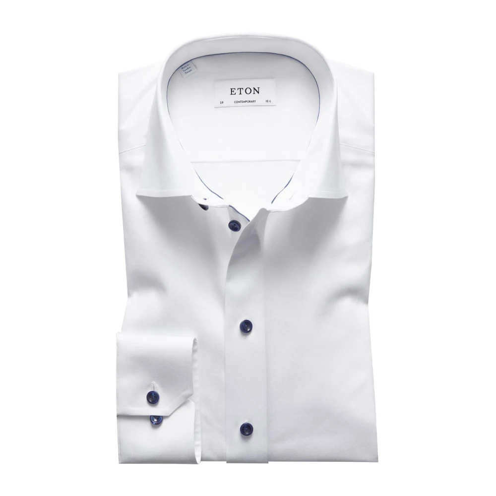 Eton Modern Fit Overhemd White Heren