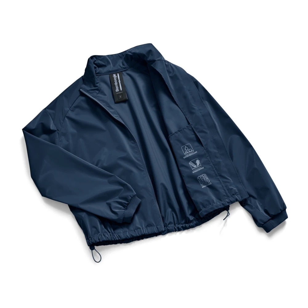 BomBoogie Ongevoerde bomberjack Gray Dames
