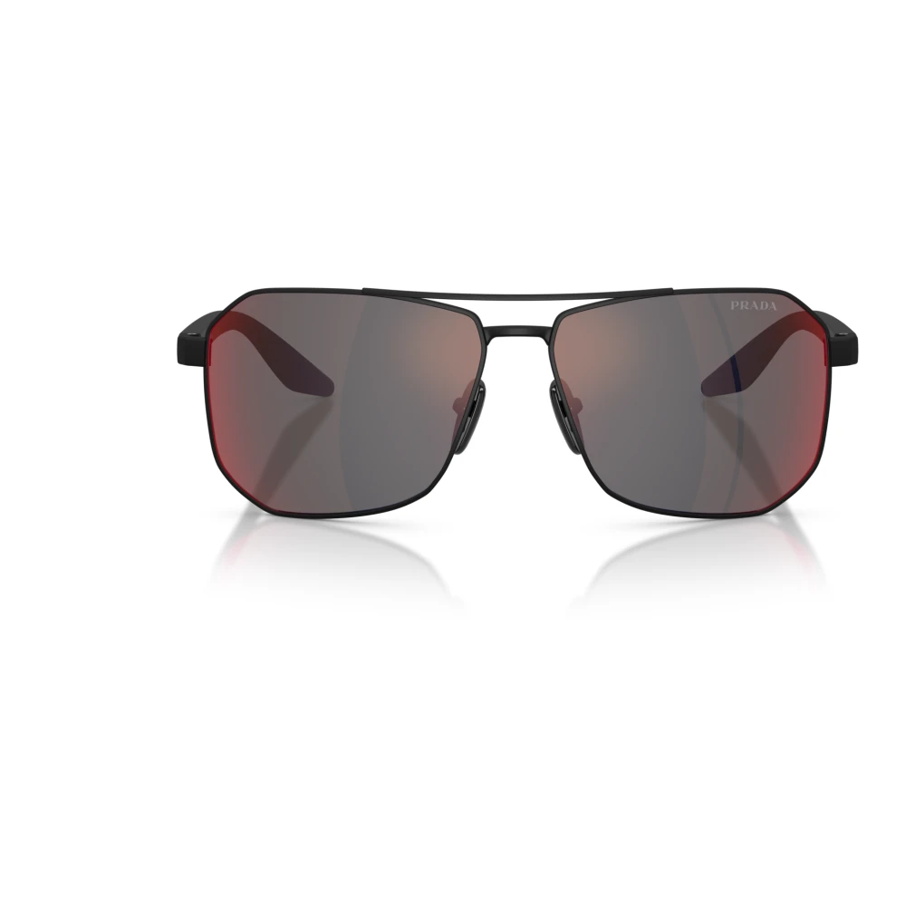 Prada Men's Black Linea Rossa Ps A53s - Sunglasses - 62 Mm - Accessories