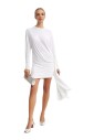 witte-mini-jurk-met-gedrapeerde-details