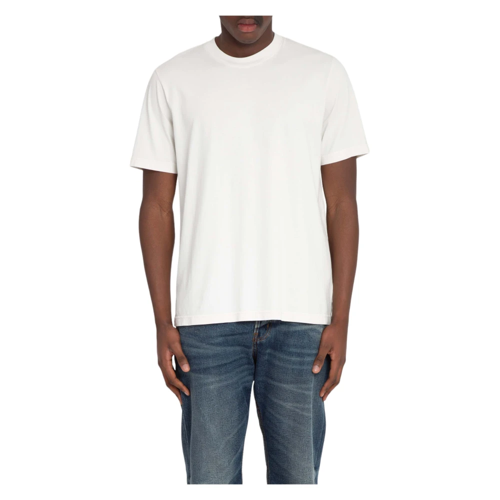 Haikure Washed Tee White Heren