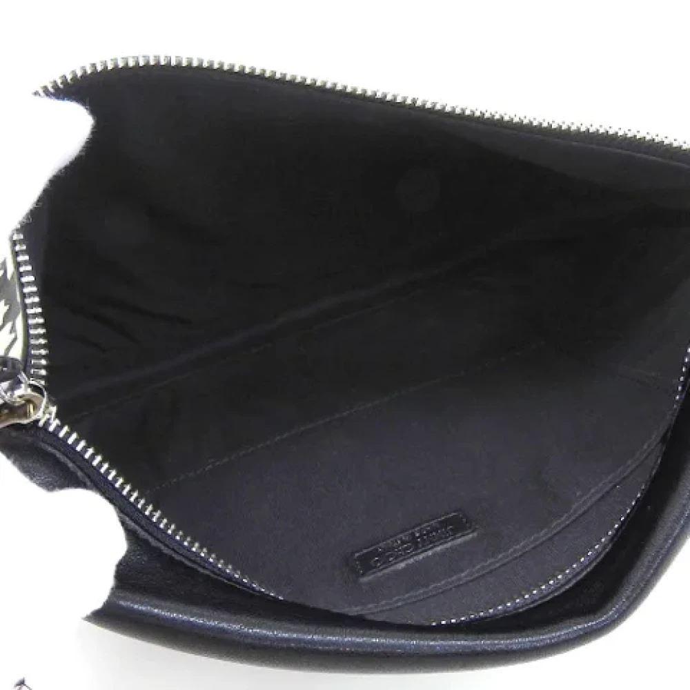 Jimmy Choo Pre-owned Leather clutches Black Dames