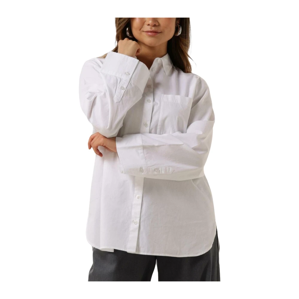 Envii Witte Blouse Engeneva Shirt White Dames