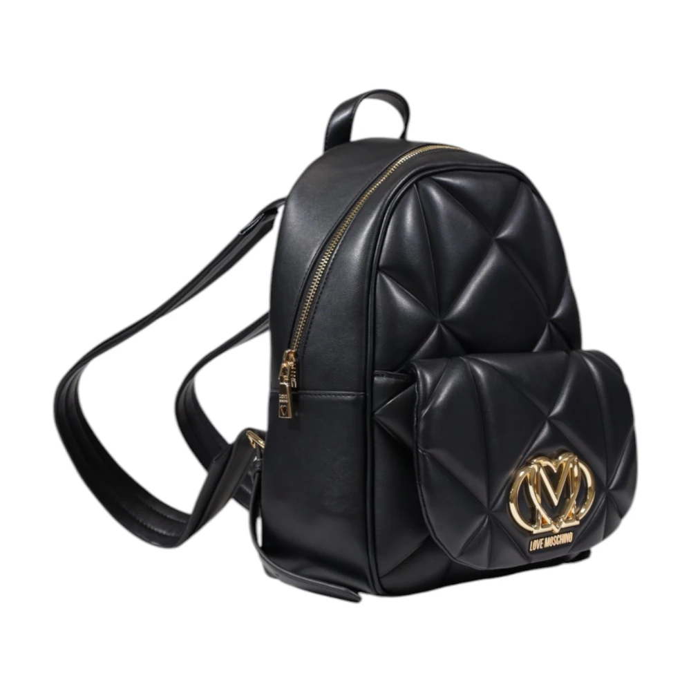 Love Moschino Stijlvolle damesrugzakken voor lente zomer Black Dames
