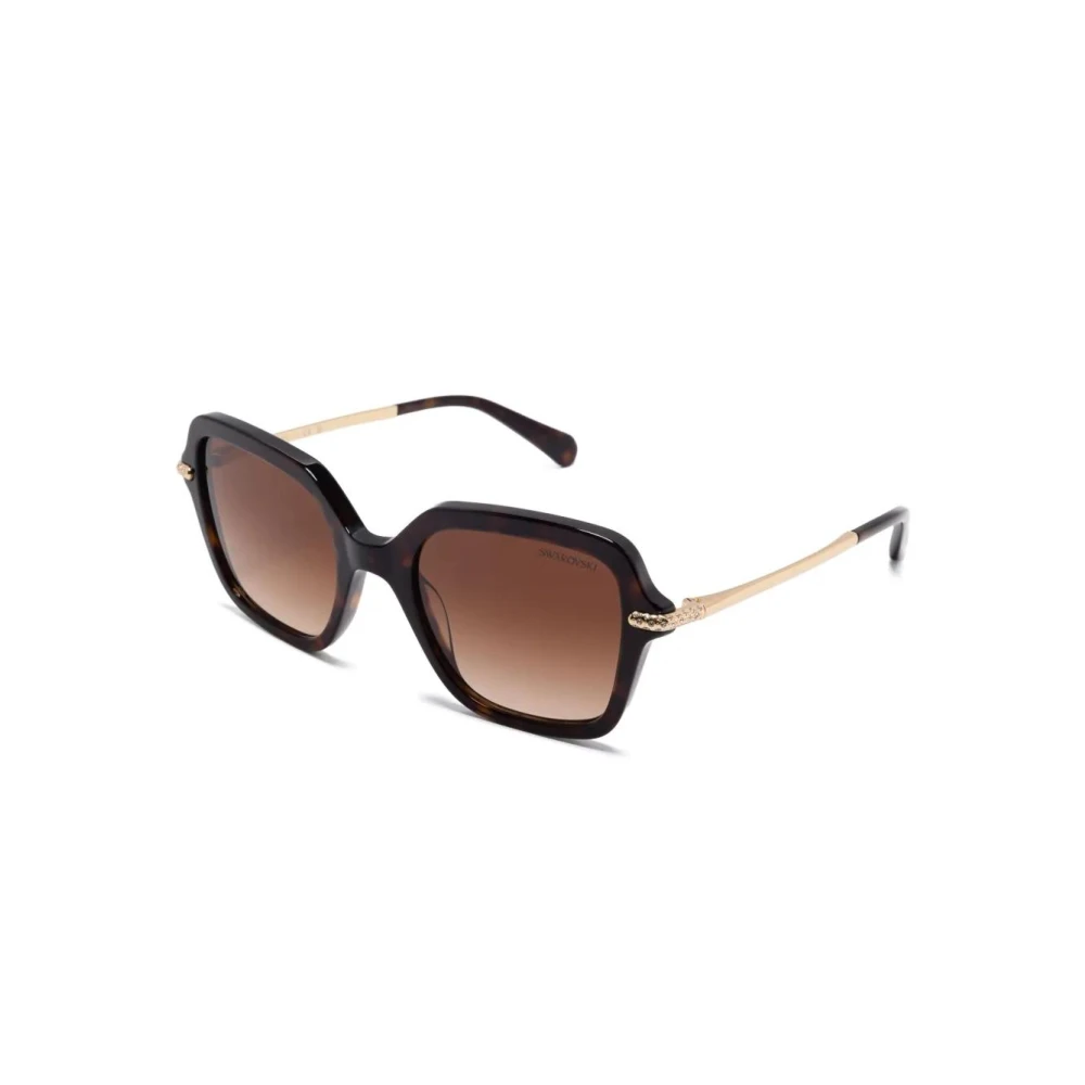 Swarovski Women's Brown Sunglasses, 50 Mm, Sk6040 100274 Sunglasses