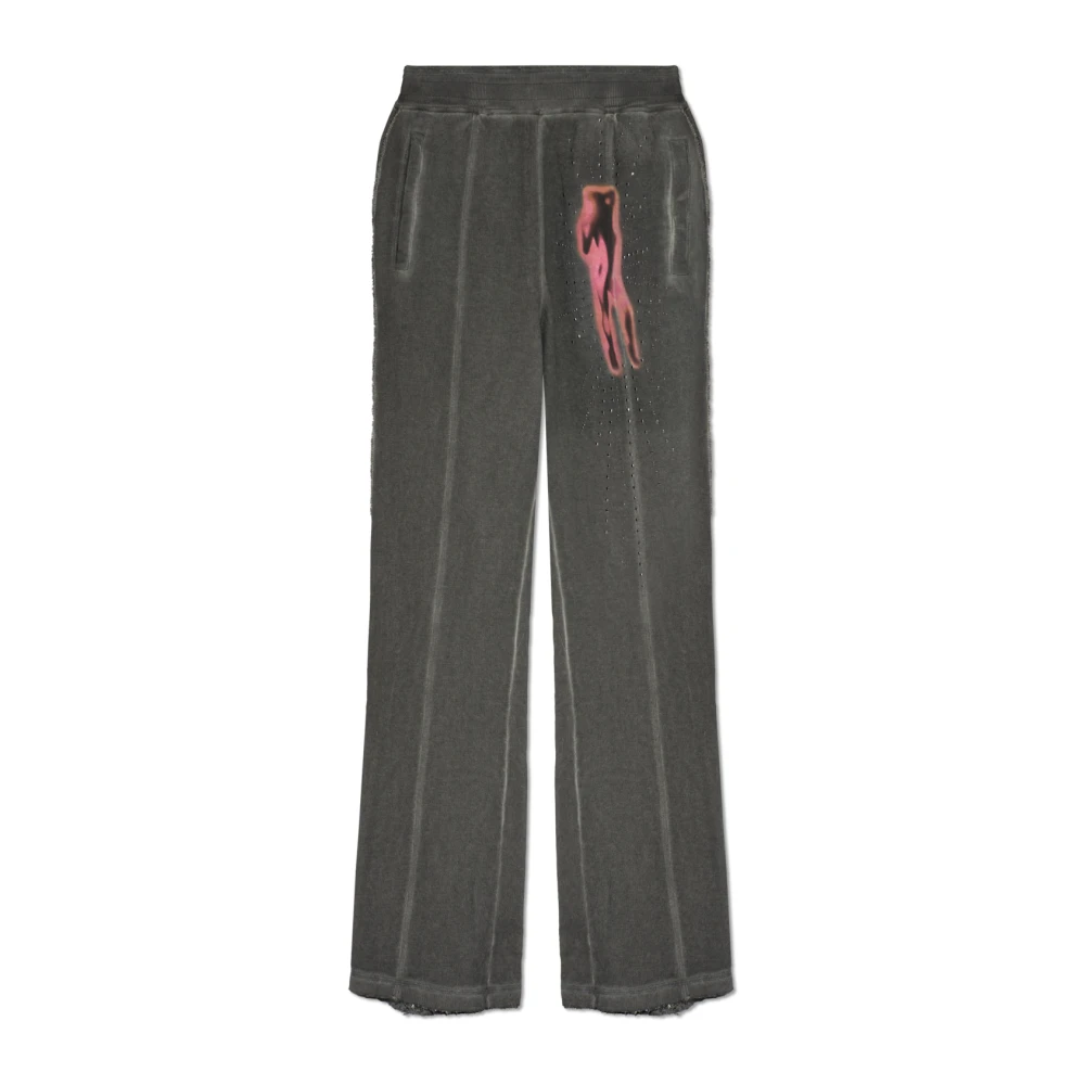 Diesel Uomo Grigio Pantaloni, M, New,