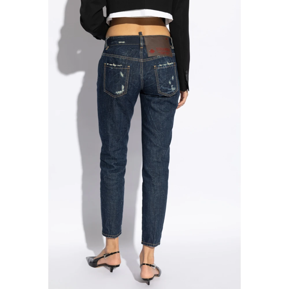 Dsquared2 Jeans Medium Waist Jennifer Blue Dames