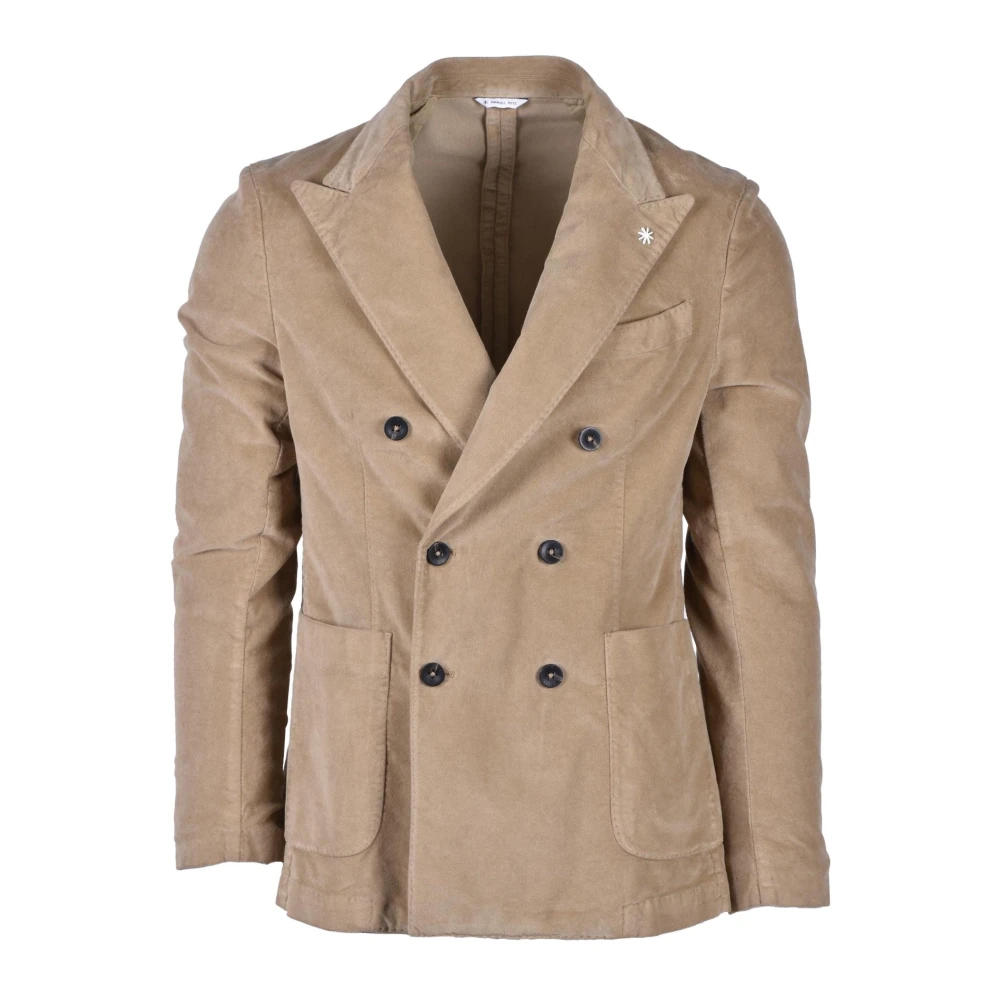 Manuel Ritz Katoenmix Jas Beige Heren
