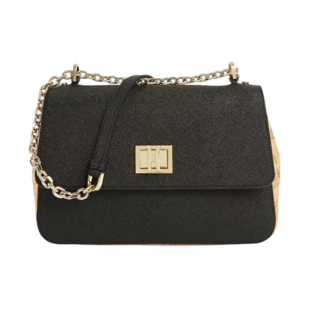 Alviero Martini 1a Classe Zwarte Polyethyleen Handtas Herfst Winter Collectie Black Dames