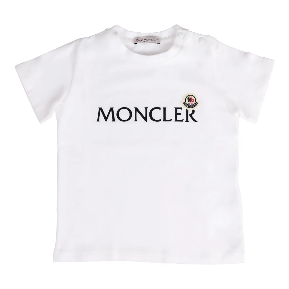 Moncler Barn Stilfull T-shirt White, Flicka