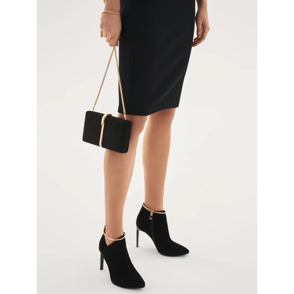 Kazar Dames zwarte clutch tas Black Dames