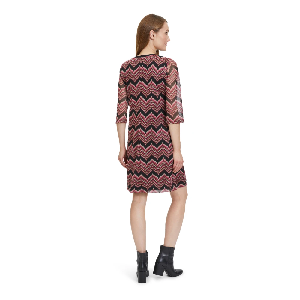 Vera Mont Zigzag A-lijn Jurk Multicolor Dames
