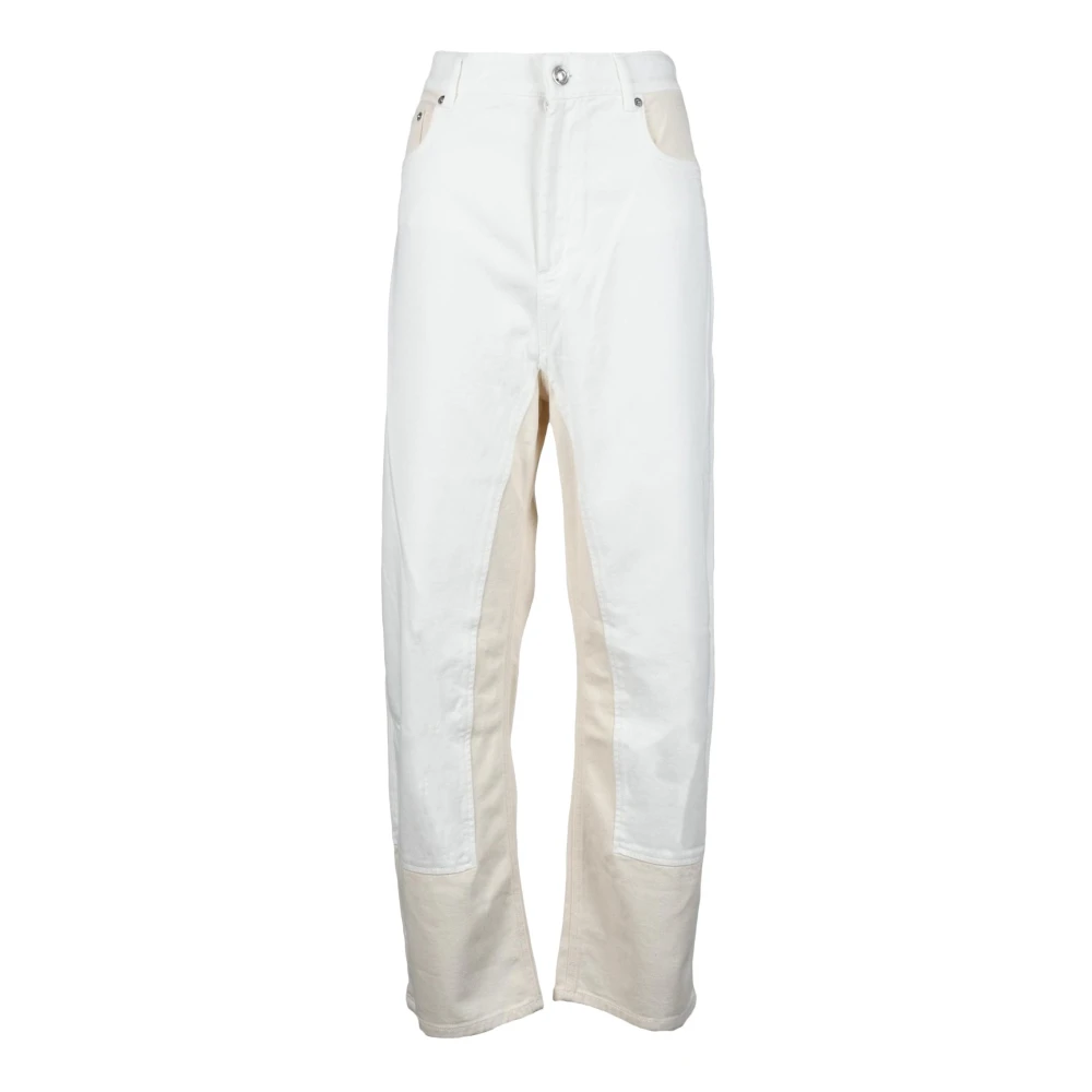 SPORTMAX Katoenen Jeans White Dames