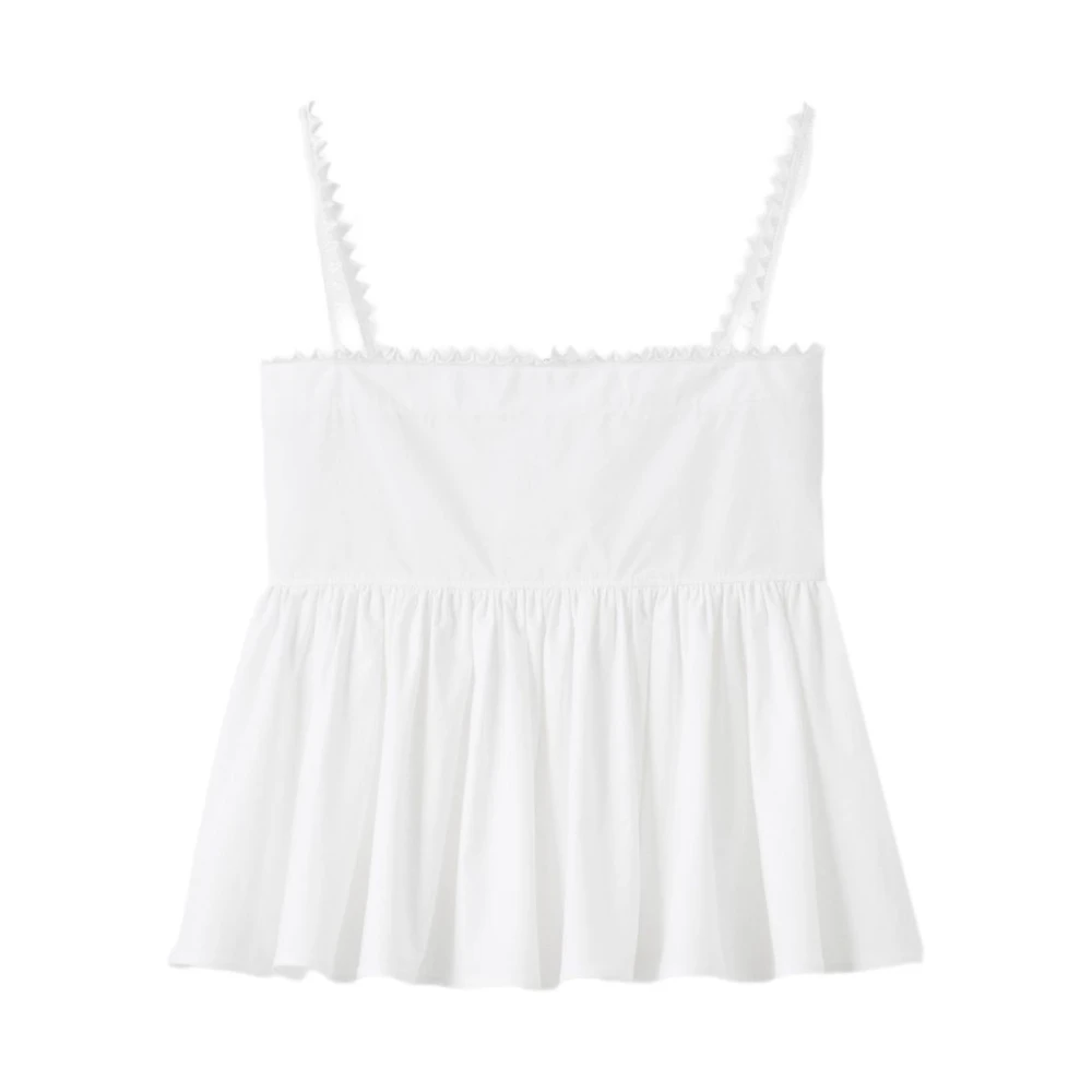 Jacquemus White Square Neck Top - Female - Sleeveless Tops - Xs - Tops
