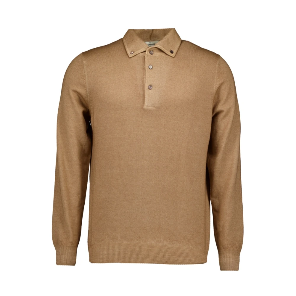 Gran Sasso Tennis Polo met Korte Mouwen Brown Heren