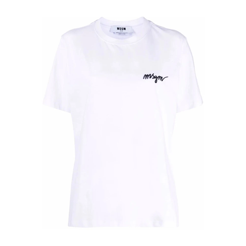 Msgm Stijlvolle T-Shirts White Dames